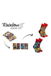Socks COMICS 2 Pairs Rainbow Socks