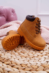Kids Trappers Boots With Zipper Camel Dexter