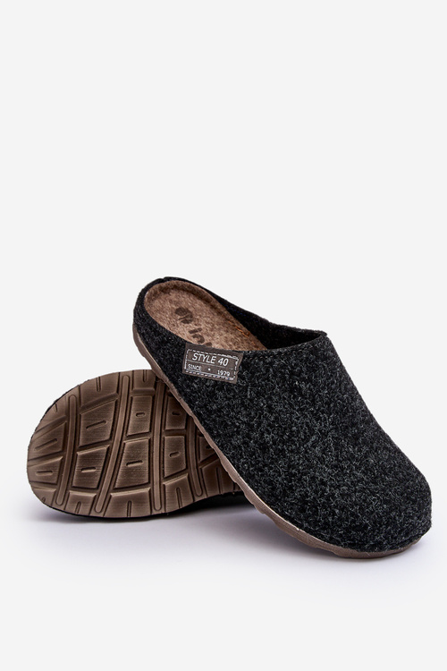 Men's Home Shoes Slippers Inblu CR000015 Dark Gray