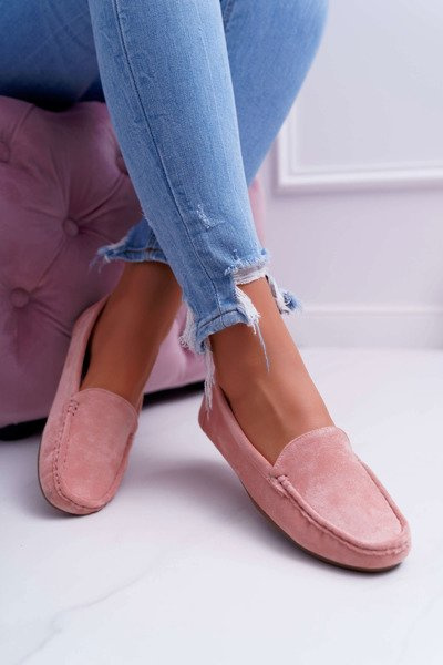 Mokassins Women's Comfortable Eco-suede Pink Lemma