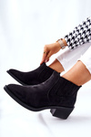 Suede Slip-on Boots Black Assanella