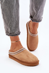 Kapcie Damskie Z Haftem Camel Inblu FX000021