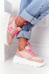 Women's Sports Shoes On The Platform Lu Boo Pink