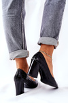 Women's Leather Pumps Black Chay