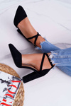 Women's High Traffic Black Pointed Stiletto pumps