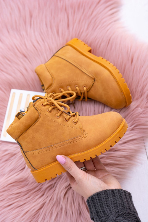 Kids' Warmed Trappers Booties Camel Dexter