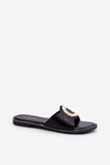 Women's Slippers With Decoration Black Cilima