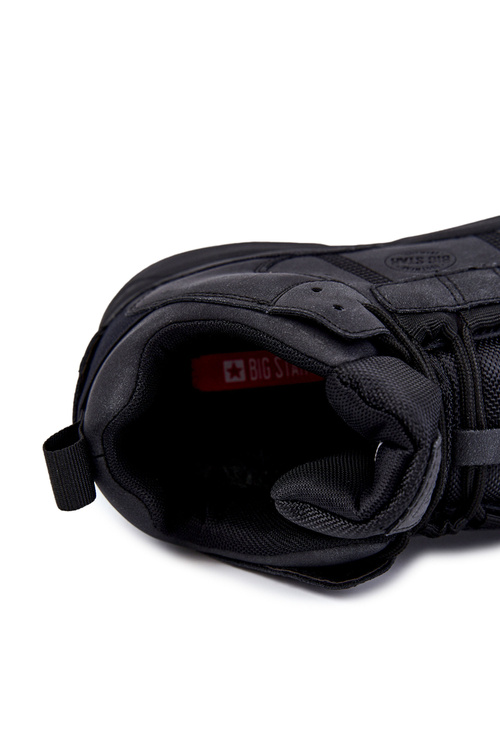 Sneakersy Buty Sportowe Męskie Czarne Big Star KK174247