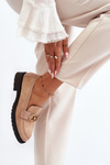 Classic Beige Women's Moccasins Fiviana
