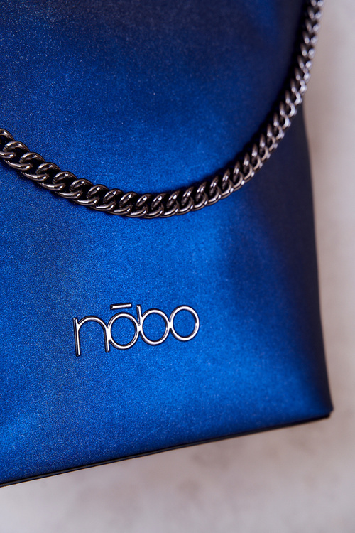 Classic Leather Handbag Nobo M1280-C012 Navy blue