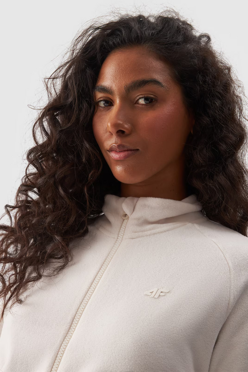 Women's Regular Polar With Collar 4F Cream 4FWMM00TFLEF294-12S