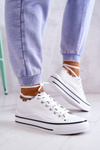 Women's Tied Sneakers White Menifee