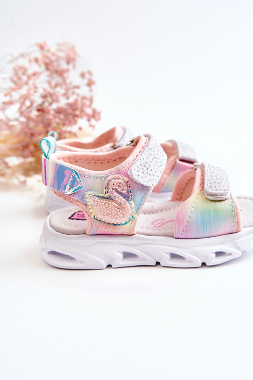 Sandały Dziecięce Klasyczne Rzepy Multikolor Darrin