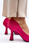 Classic Pointed Toe Pumps Fuchsia Delimena