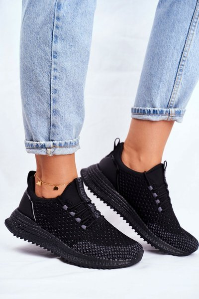 Women's Sport Shoes Sneakers Big Star Black FF274962