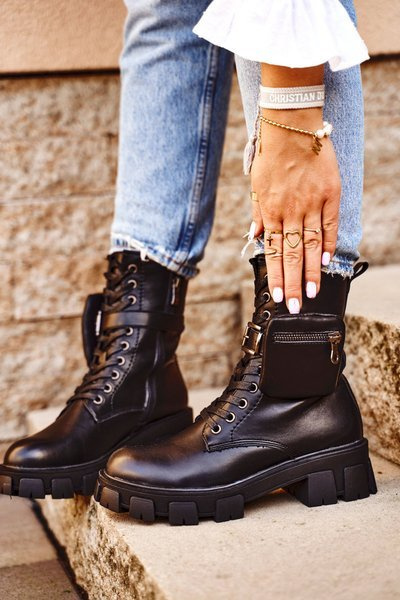 Women's Boots Black Verdem