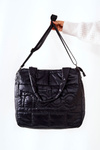 Quilted Strap Handbag NOBO L3030 Black