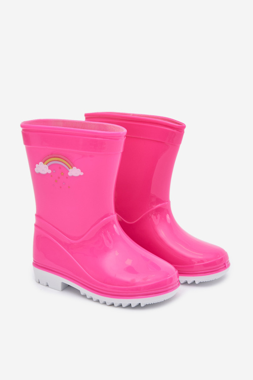 Kids Rubber Boots Fuchsia Esalina