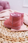 Children's Insulated Snow Boots Dark Pink Gooby