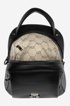 Women's Small Faux Leather Backpack NOBO BAGP230-K020 Black