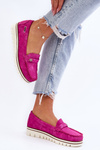 Women's Loafers On The Platform Fuchsia Mirren