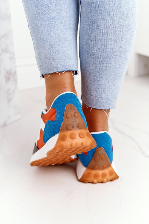 Damskie Sportowe Buty Sneakersy Pomarańczowe Move On