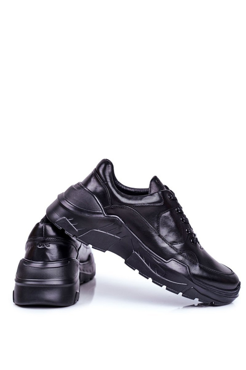 Men’s Sport Shoes Leather GOE Black GG1N3014