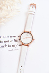 Women's Classic Watch On A Leather Strap Giorgio & Dario White
