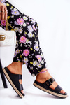 Fashionable Women's Slippers Black Penelope