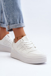 Women's White Sports Sneakers Frutesa