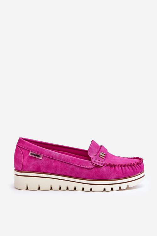 Women's Loafers On The Platform Fuchsia Mirren