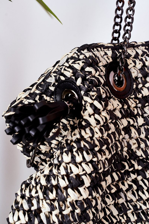 Braided Shopper Bag NOBO XG0010 Black