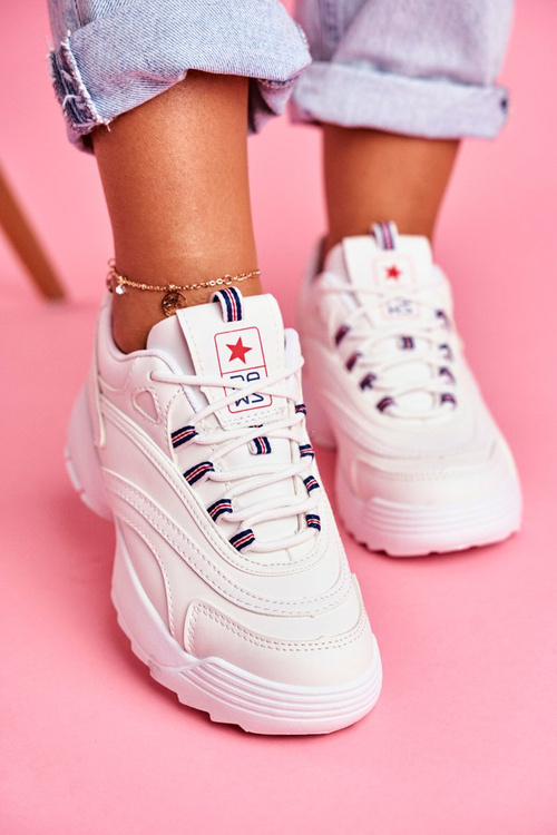 Women's Sports Shoes Sneakers White Boston