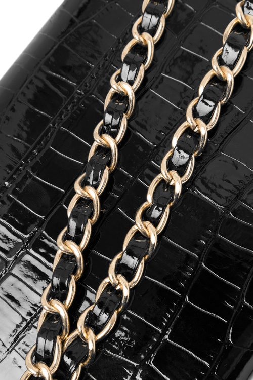 Small Formal Bag with Animal Print NOBO NBAG-R3040-C020 Black