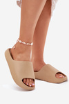 Women's Foam Slippers Dark Beige Rivasol