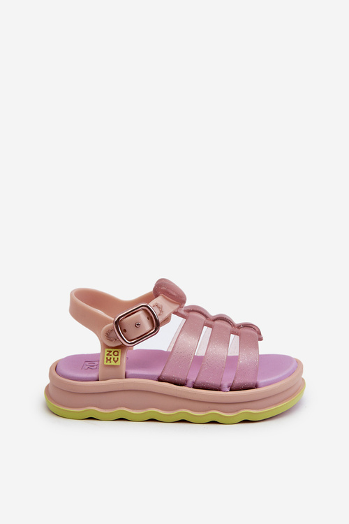 Fragrant Children's Sandals with Velcro ZAXY NN385020 Purple