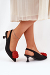 Suede Elegant High Heels CheBello 4666 Black