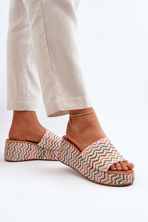 Women's Wedge Sandals White Vanarila