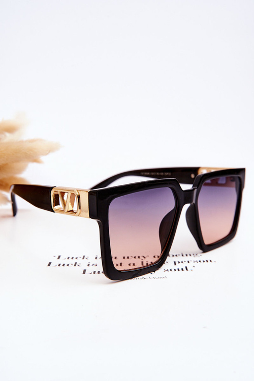 Classic Sunglasses V110063 Black gradient Blue-Pink