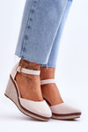 Women's Classic Wedge Sandals Beige Malani