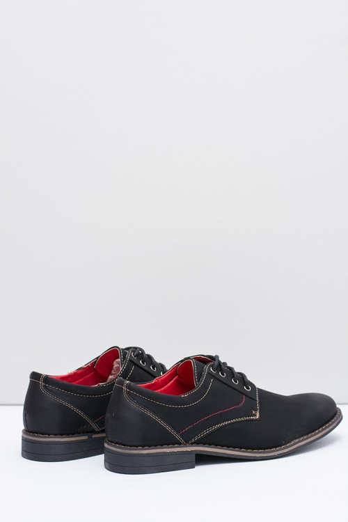 Men's Black Nubuck Kimel Half Shoes