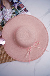 Women's Straw Hat Pink La Madrid