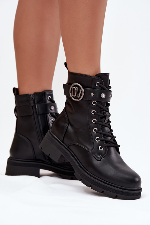 Insulated workery women with decorative detail black Talyssa