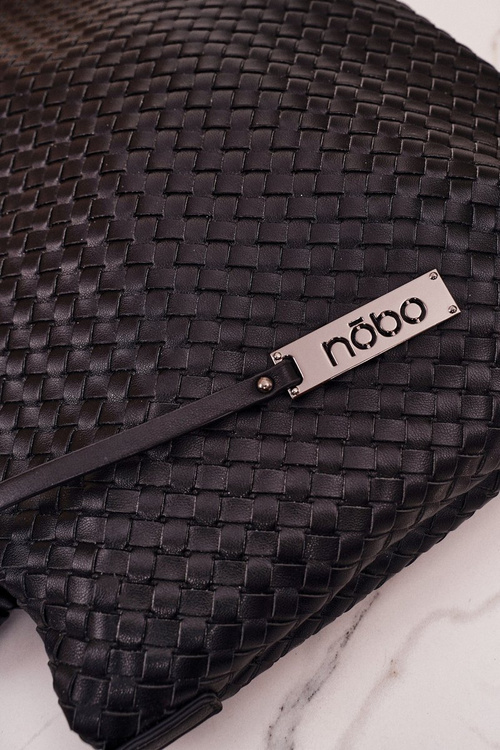 Women's Braided Shopper Bag NOBO NBAG-K1320 Black
