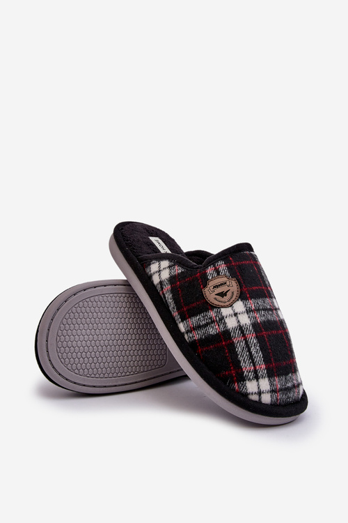Men's Slip-on Slippers Black Kallile