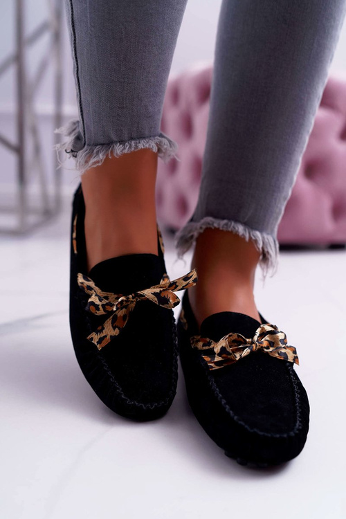 Women's Mokassins Lu Boo Comfortable Black Plummy