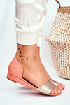 Leather Sandals Maciejka 1971-48 Peach