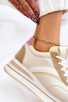Wedge Sneakers Beige Hermain