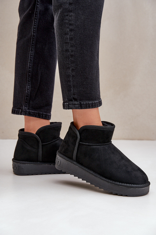 Ladies Platform Snow Boots D.Franklin DFSH370010 Black