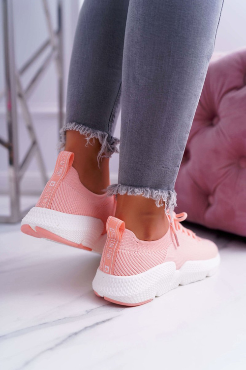 Buty Sportowe Slip-on Wiązane Big Star Różowe DD274577